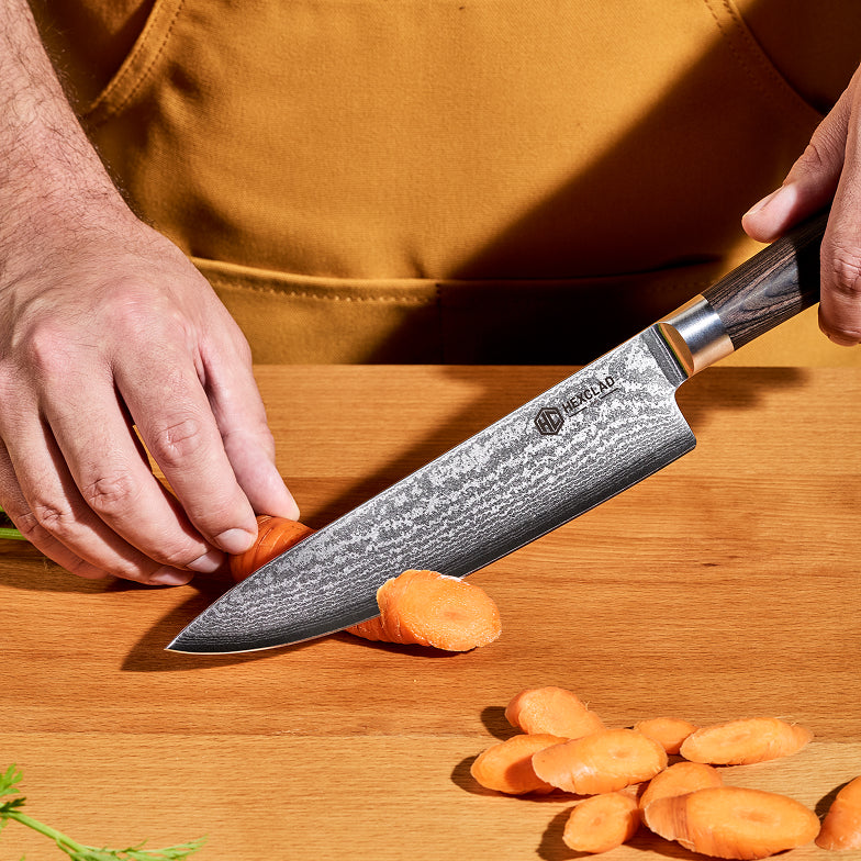 Damascus Steel Chef's Knife, 8" (Espresso) - Image 2