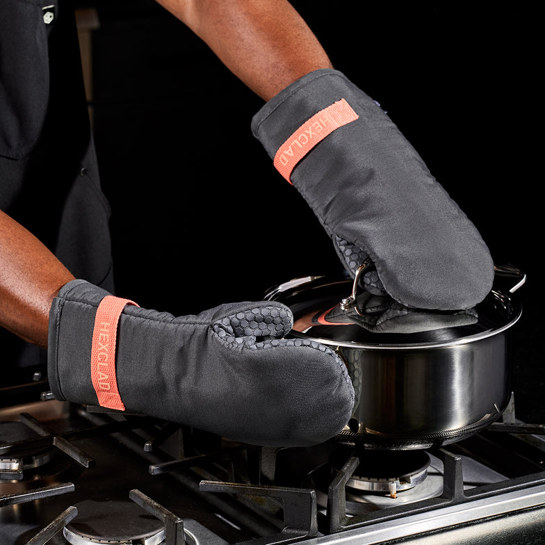 Eco Modern Oven Mitt Set - Slate - Image 5