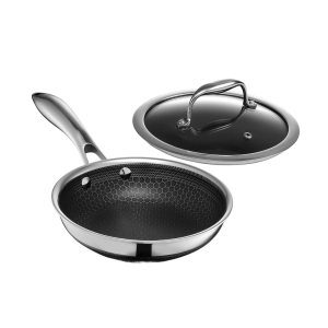 Hybrid Fry Pan with Lid, 7"