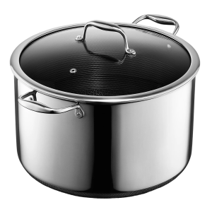 Hybrid Stock Pot with Lid, 12-Qt
