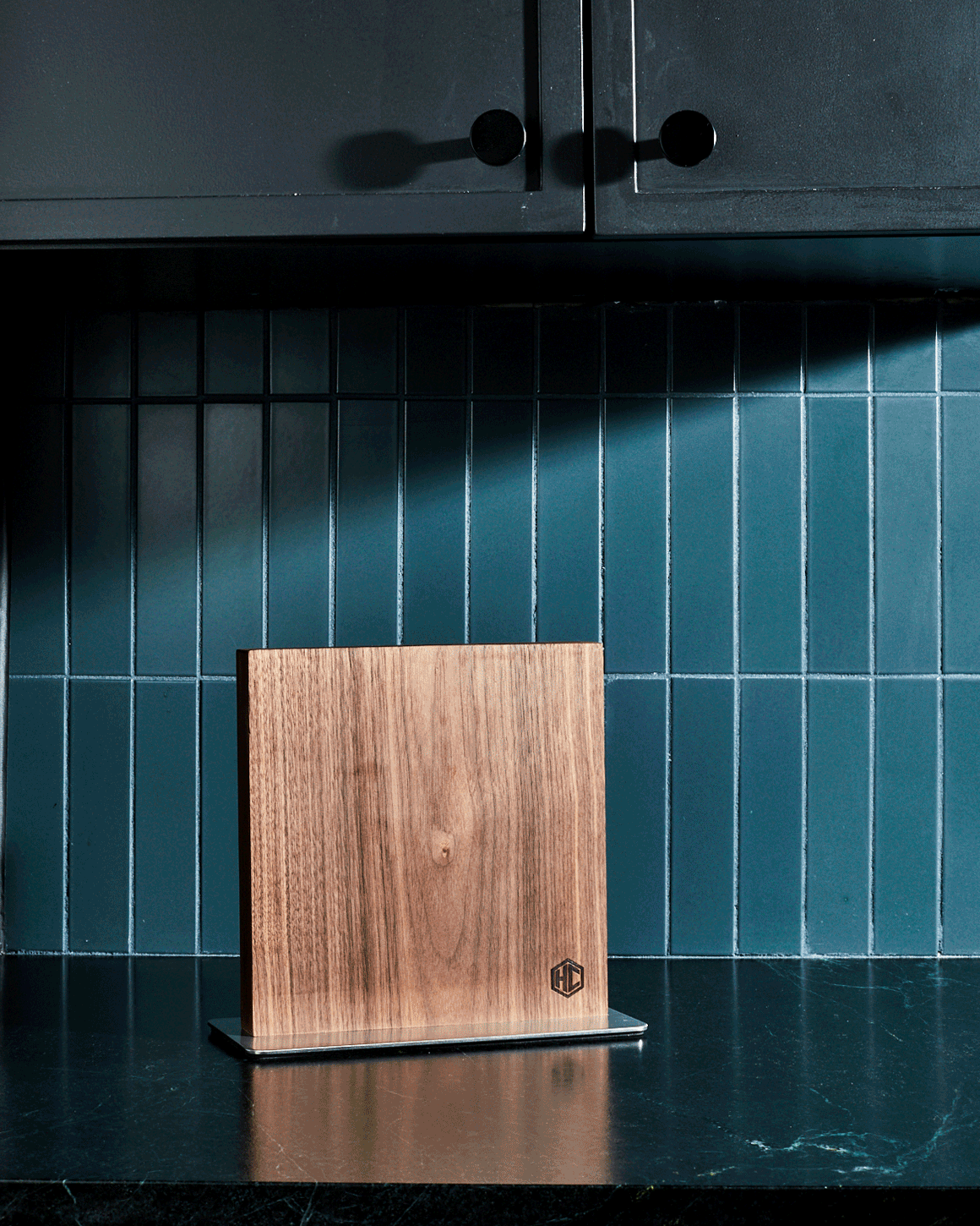 Magnetic Knife Block, Walnut - Image 2