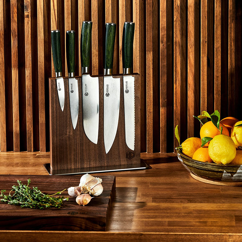 Magnetic Knife Block, Walnut - Image 4